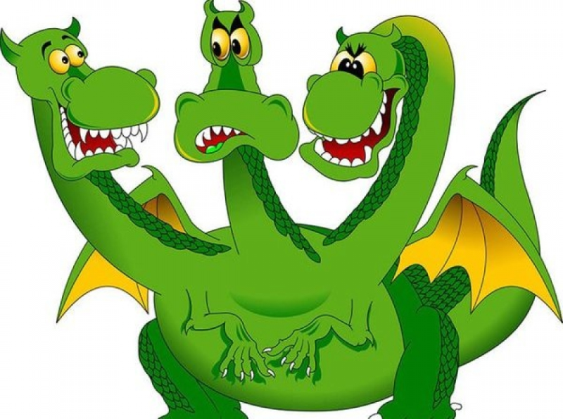 Змей Горыныч Трехглавый дракон