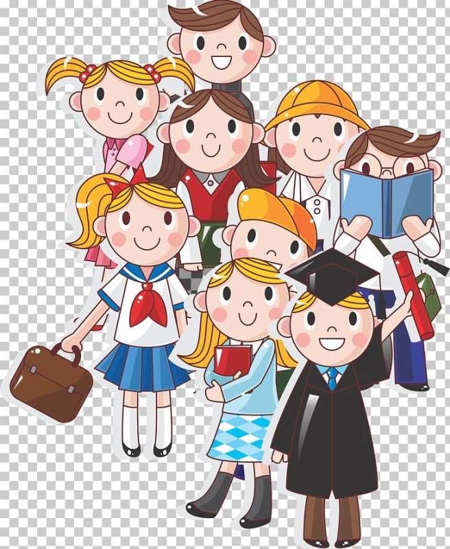 Ученики мультяшные