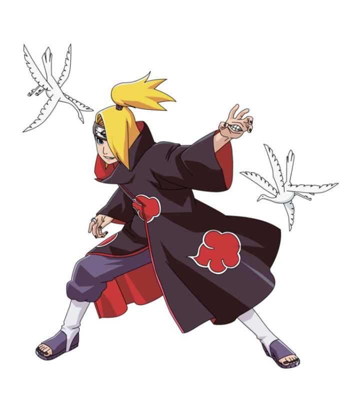 Дейдара Наруто в полный рост