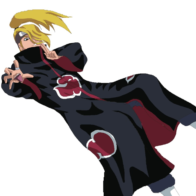 Дейдара Акацуки в полный рост