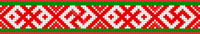 Орнамент на флаге Беларуси