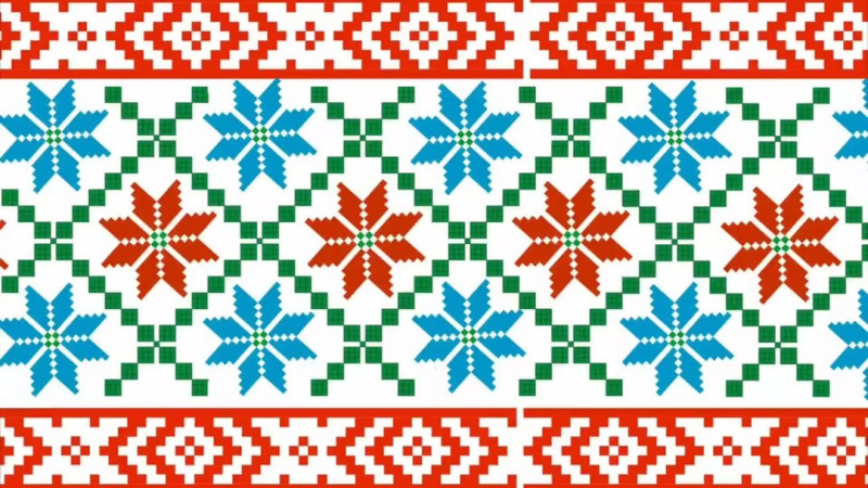 Белорусский орнамент Восьмирог