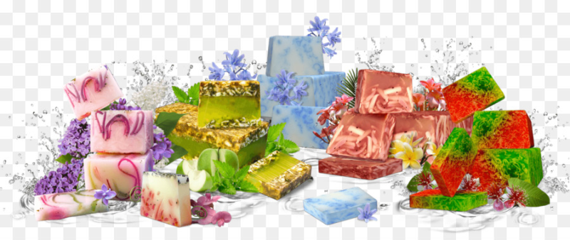 Мыло на прозрачном фоне