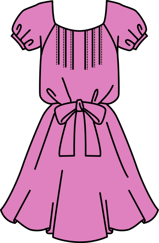 Платье рисунок для детей