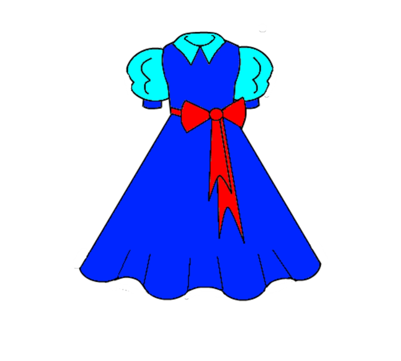 Платье картинка для детей