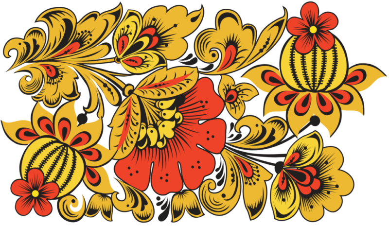 Русские народные росписи Хохломская