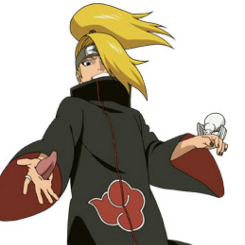 Дейдара Наруто в полный рост