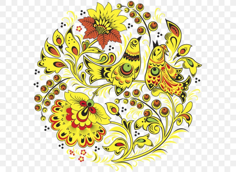 Узоры в народном стиле