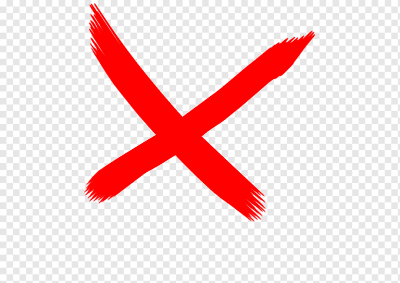 Красный крест зачеркивание