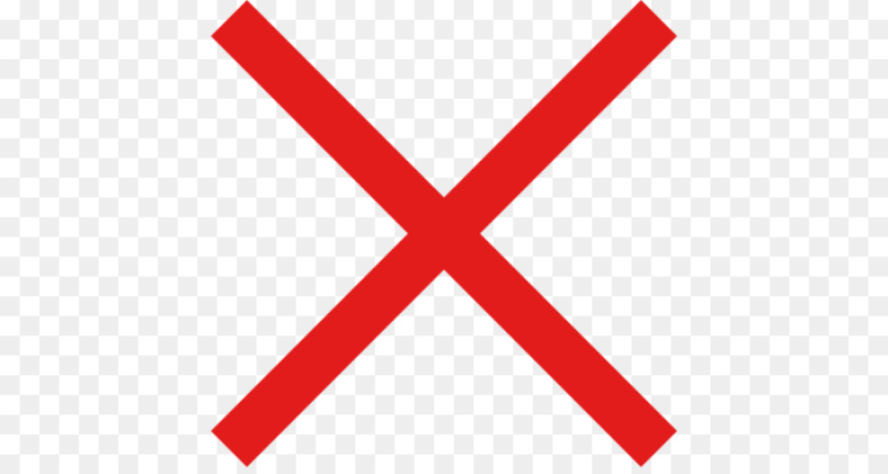 Красный перечеркнутый крест