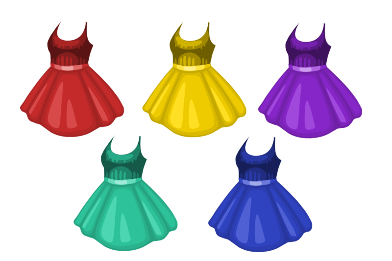 Платье рисунок для детей