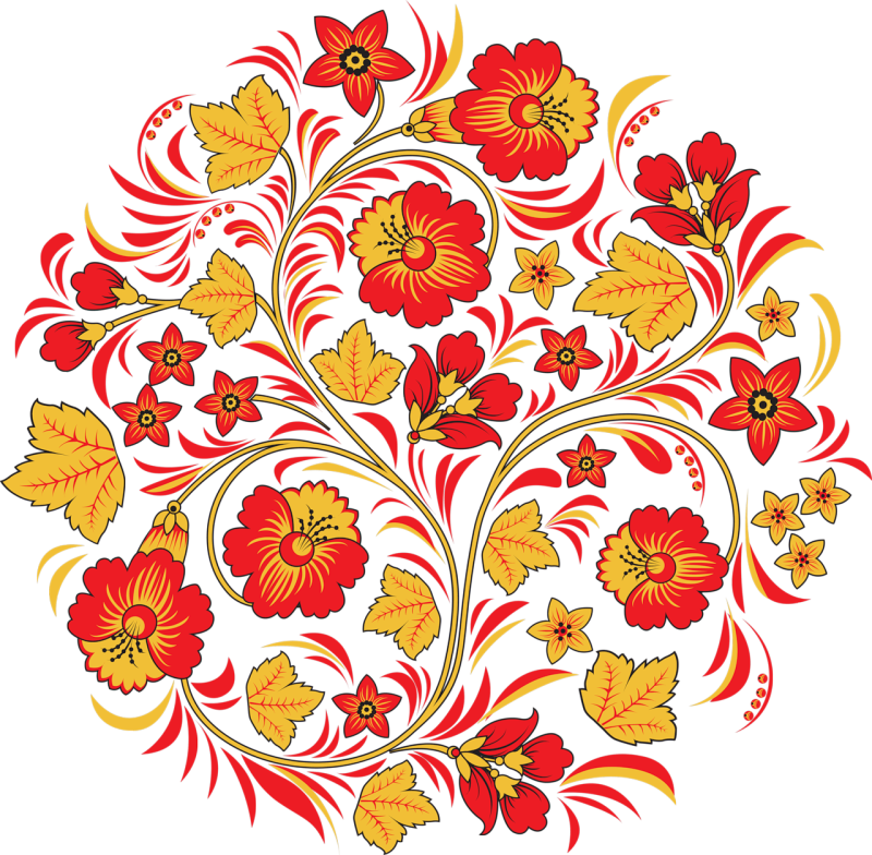 Роспись Хохломская русская народная