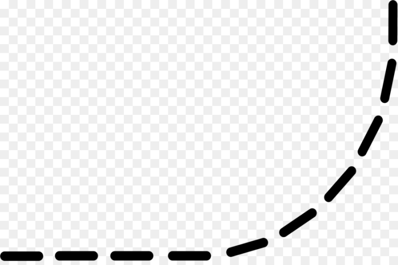 Прерывистая линия на прозрачном фоне