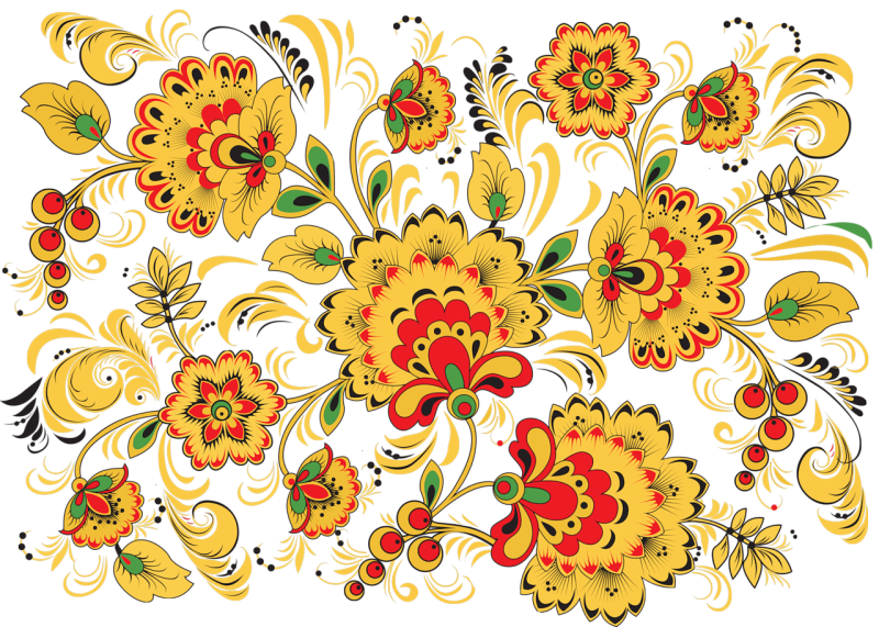 Русско народная роспись Хохлома