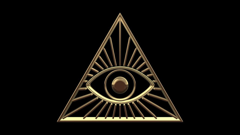 Масонский символ пирамида