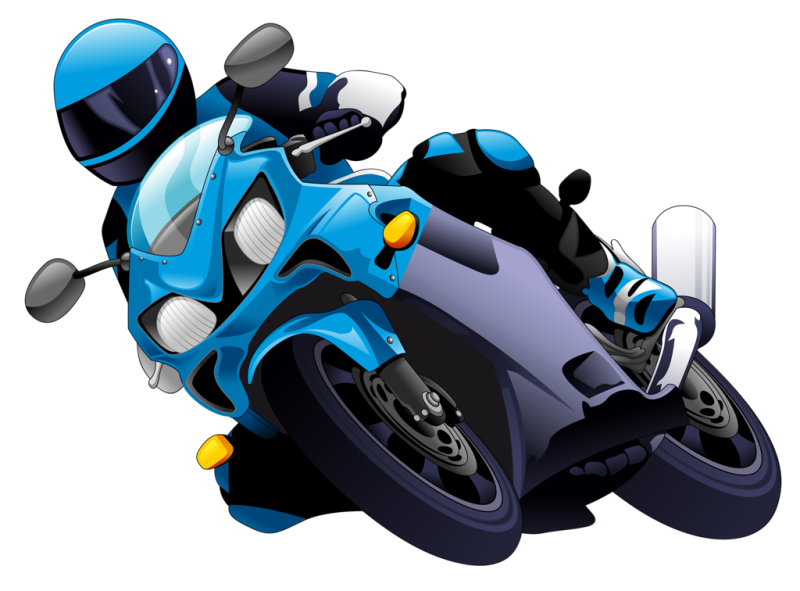 Мотоцикл векторный рисунок