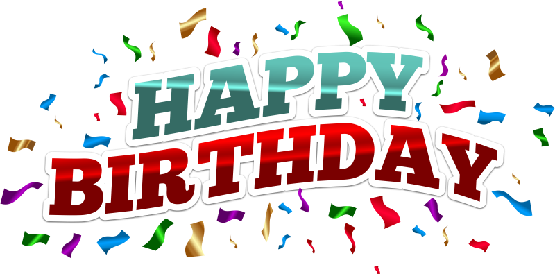 Happy Birthday надпись