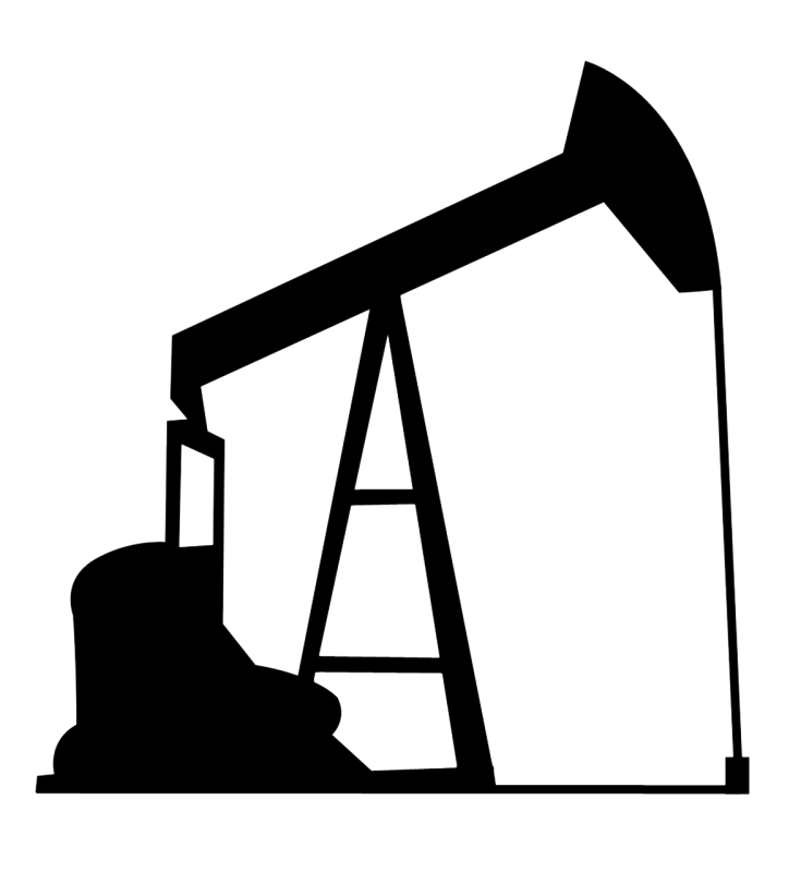 Нефтяная качалка вектор