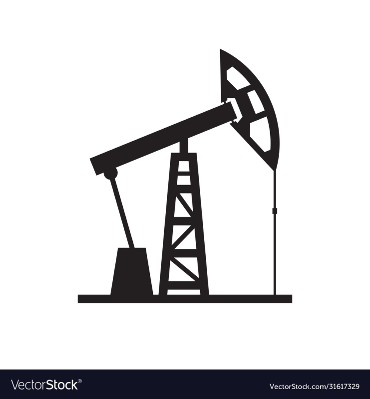 Вышка нефть вектор