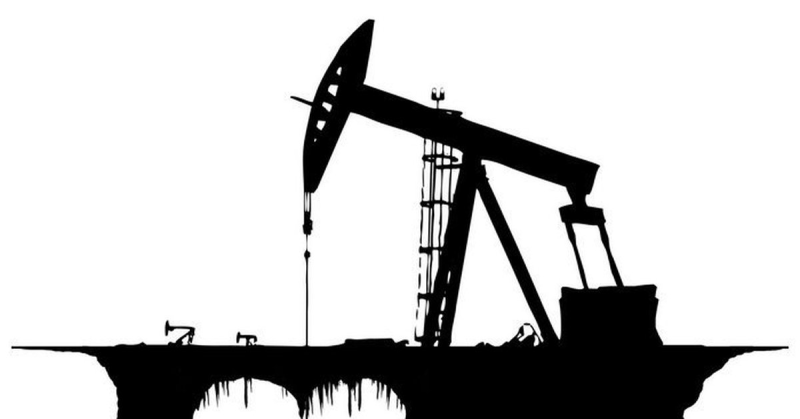 Нефтяная вышка силуэт