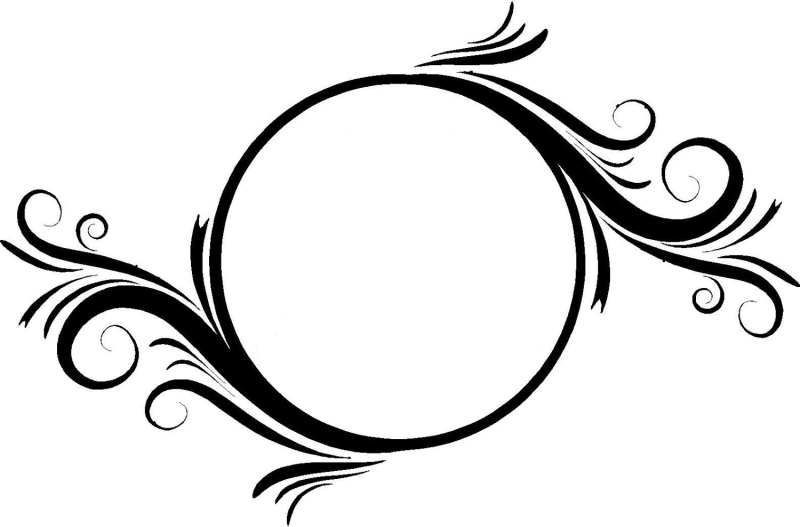 Вензель круглый