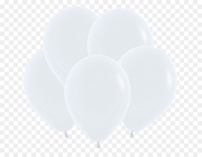 Белый шарик на прозрачном фоне
