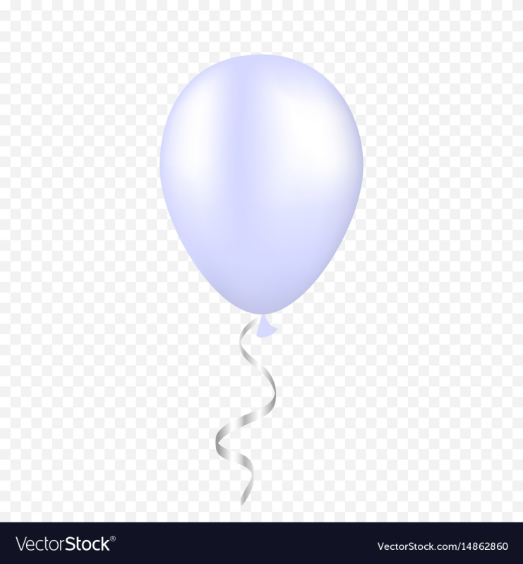 Белый шар на прозрачном фоне