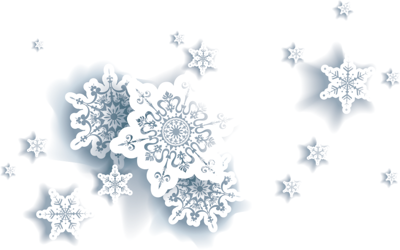 Россыпь снежинок