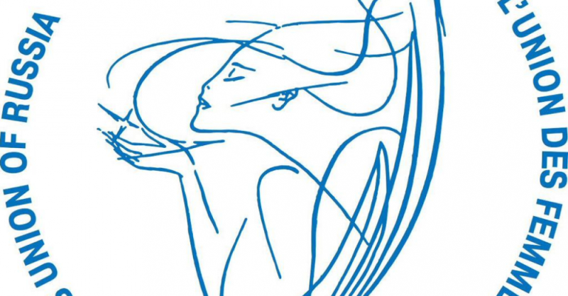 Флаг Союза женщин России