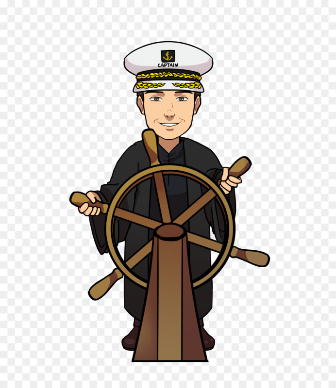 Моряк на белом фоне