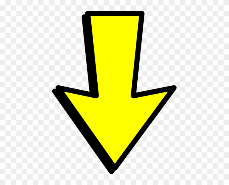 Желтая стрелка вниз