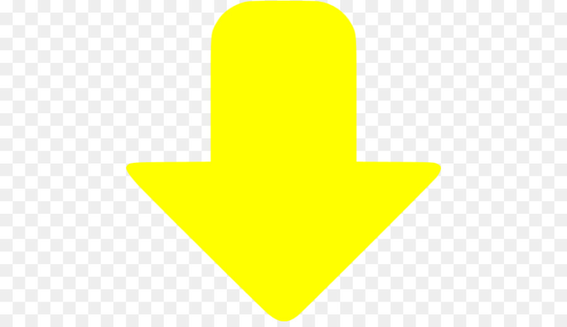 Стрелочка вниз желтая