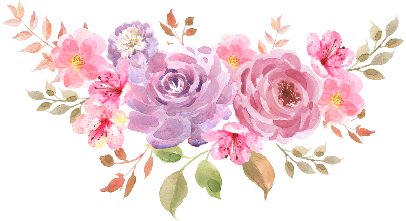 Цветы горизонтальные