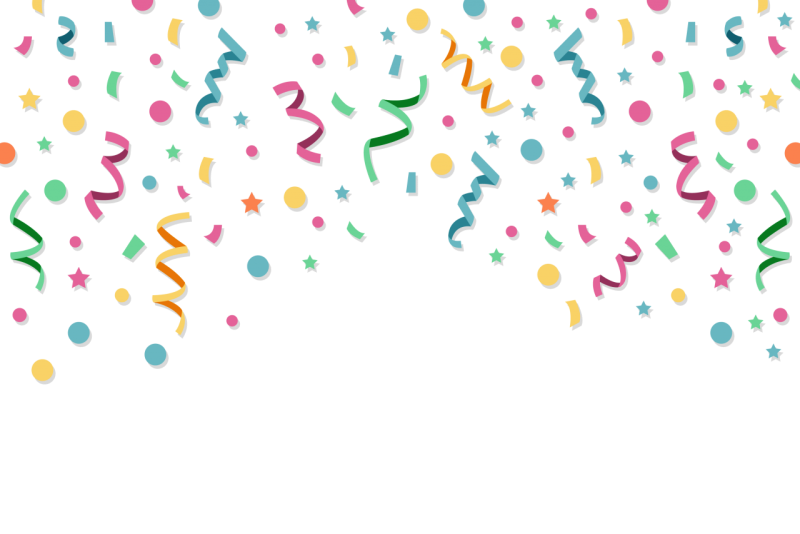 Фон конфетти