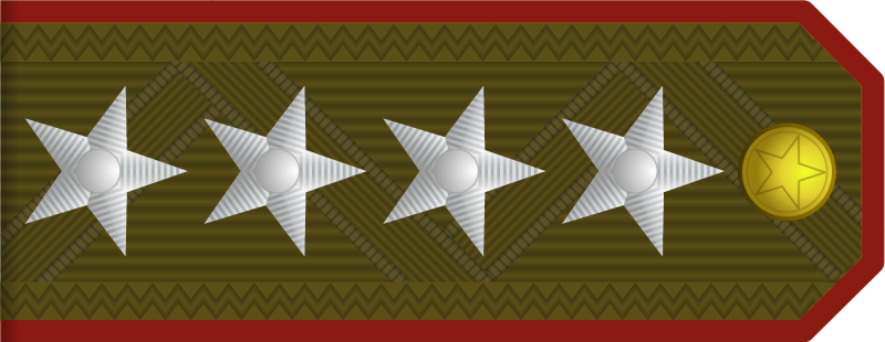 Погоны Генерала полковника армии