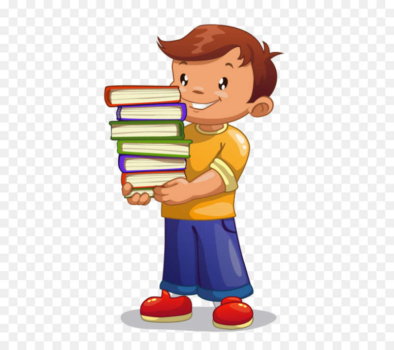 Дети с книжками мультяшные