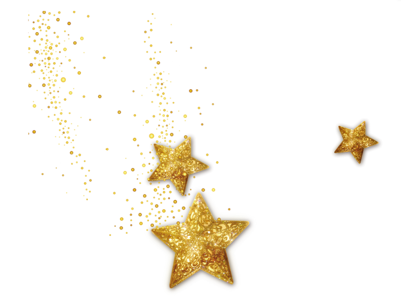 Звездочки на прозрачном фоне