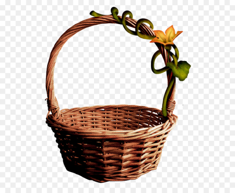 Рисунок для детей корзина PNG