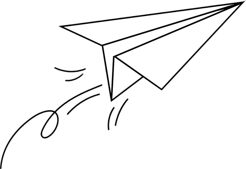 Бумажный самолетик