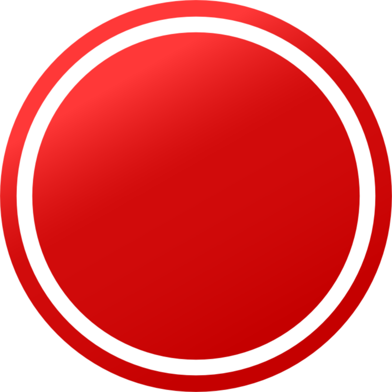 Красный круг на прозрачном фоне