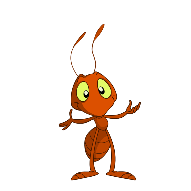 Муравей мультяшный
