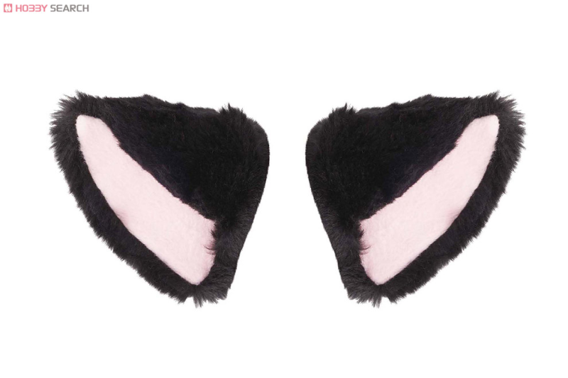 Уши кошки на белом фоне