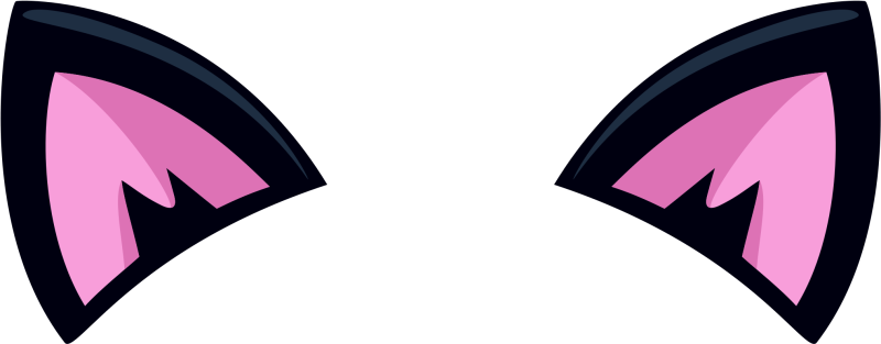 Кошачьи уши вектор