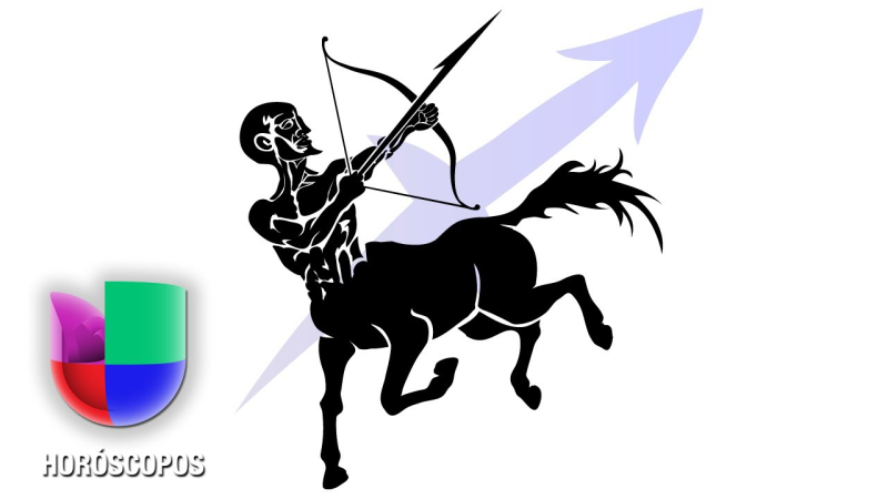 Стрелец знак зодиака на белом фоне