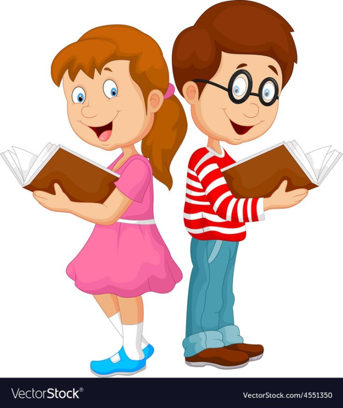 Мальчик и девочка мультяшные