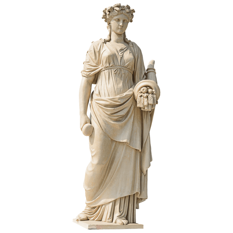 Скульптуры древней Греции на прозрачном фоне