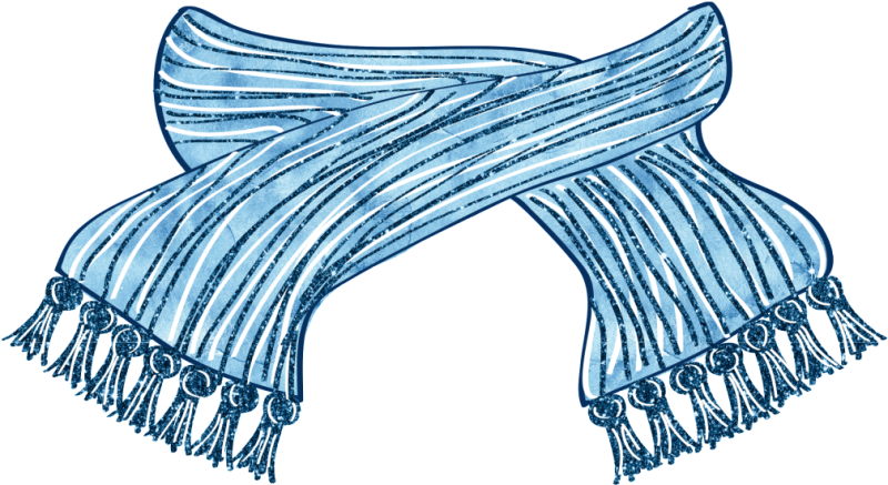 Шарф мультяшный