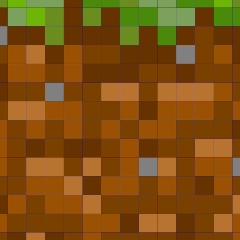 Блок земли майнкрафт 2д