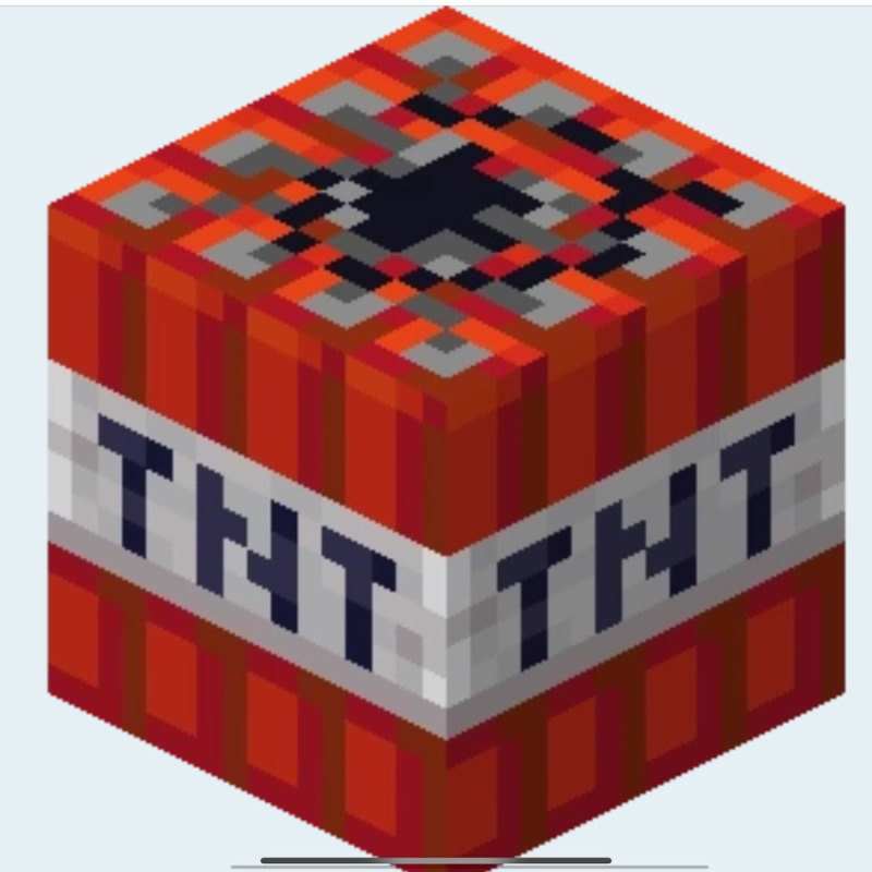 Блок ТНТ В майнкрафт