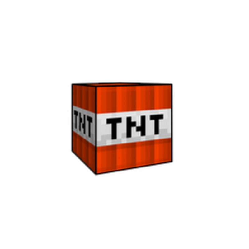 Блок ДИНАМИТА В майнкрафт